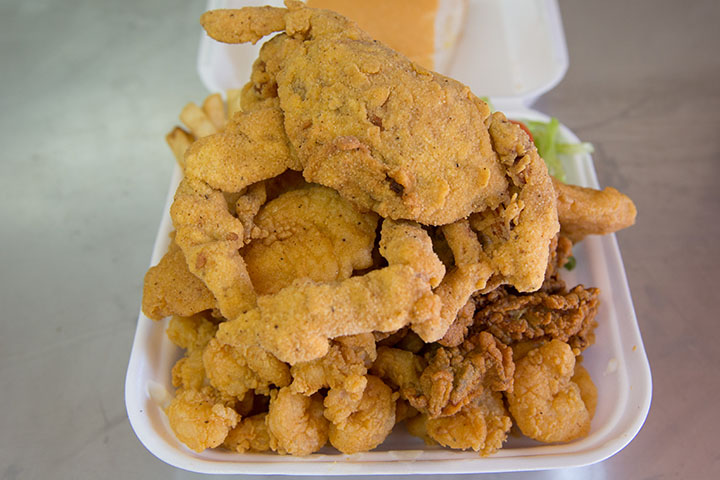 Softshell crabs prepared the New Orleans way is a traditional seafood dish that has become one of the favourites by our clients, specially ordered to go.